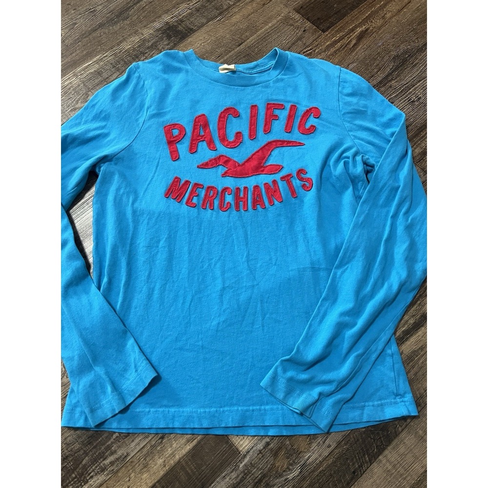 Vintage Hollister T-shirt SZ XL Men's Shirt Blue Long Sleeve
